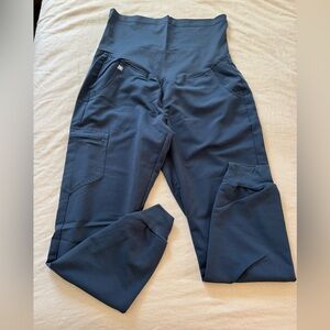 Figs Blue Joggers Stylish Track Pants